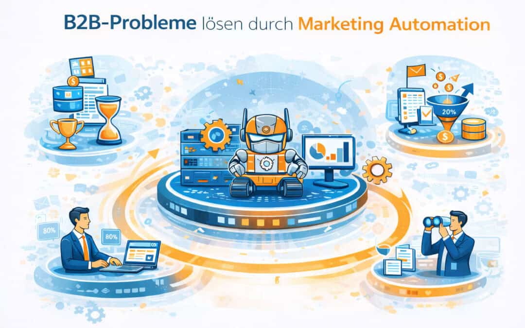 Marketing Automation im B2B-Vertrieb: Automatisierte Prozesse lösen typische Vertriebskiller wie fehlende Leads, unstrukturierte Daten und ineffiziente Vertriebsprozesse