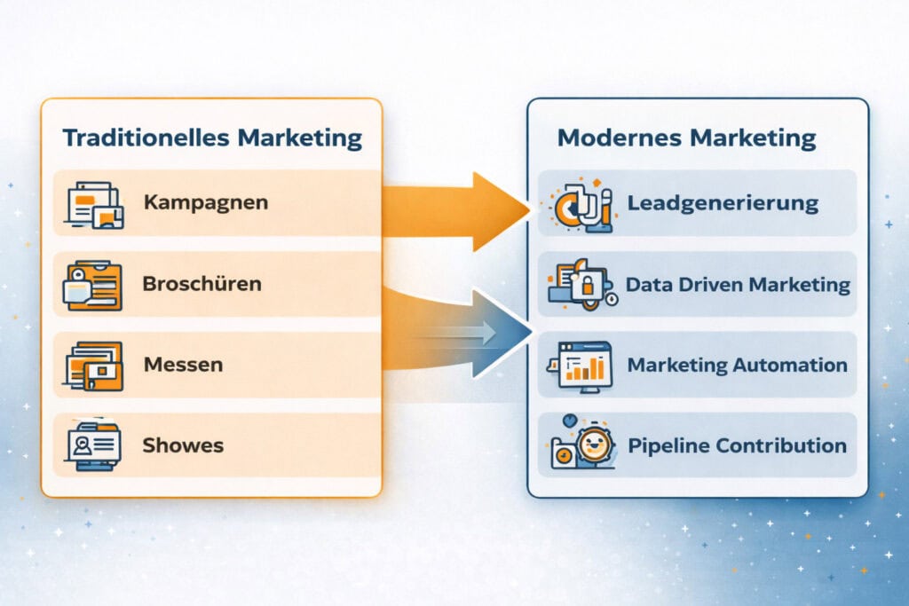 Transformation der Rolle des B2B Marketings von Kommunikation zu datengetriebenem Wachstum