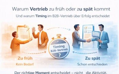 Warum Vertrieb zu früh oder zu spät kommt